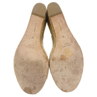 CÉLINE White Leather Espadrille Wedges SS16/SS17 (Phoebe Philo Era) Size 38