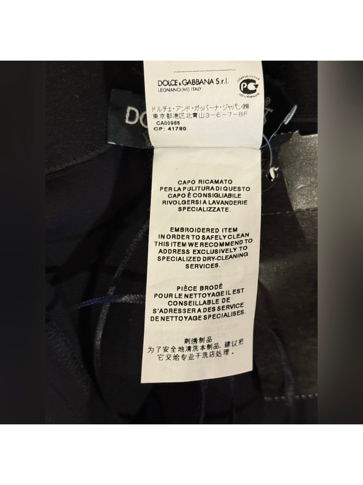 Dolce & Gabbana FW 2010 Runway Black Embroidered Evening Gown w/ Crystal Trim IT 38