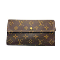 Louis Vuitton Monogram Porte Trésor International Long Wallet Vintage Envelope Snap
