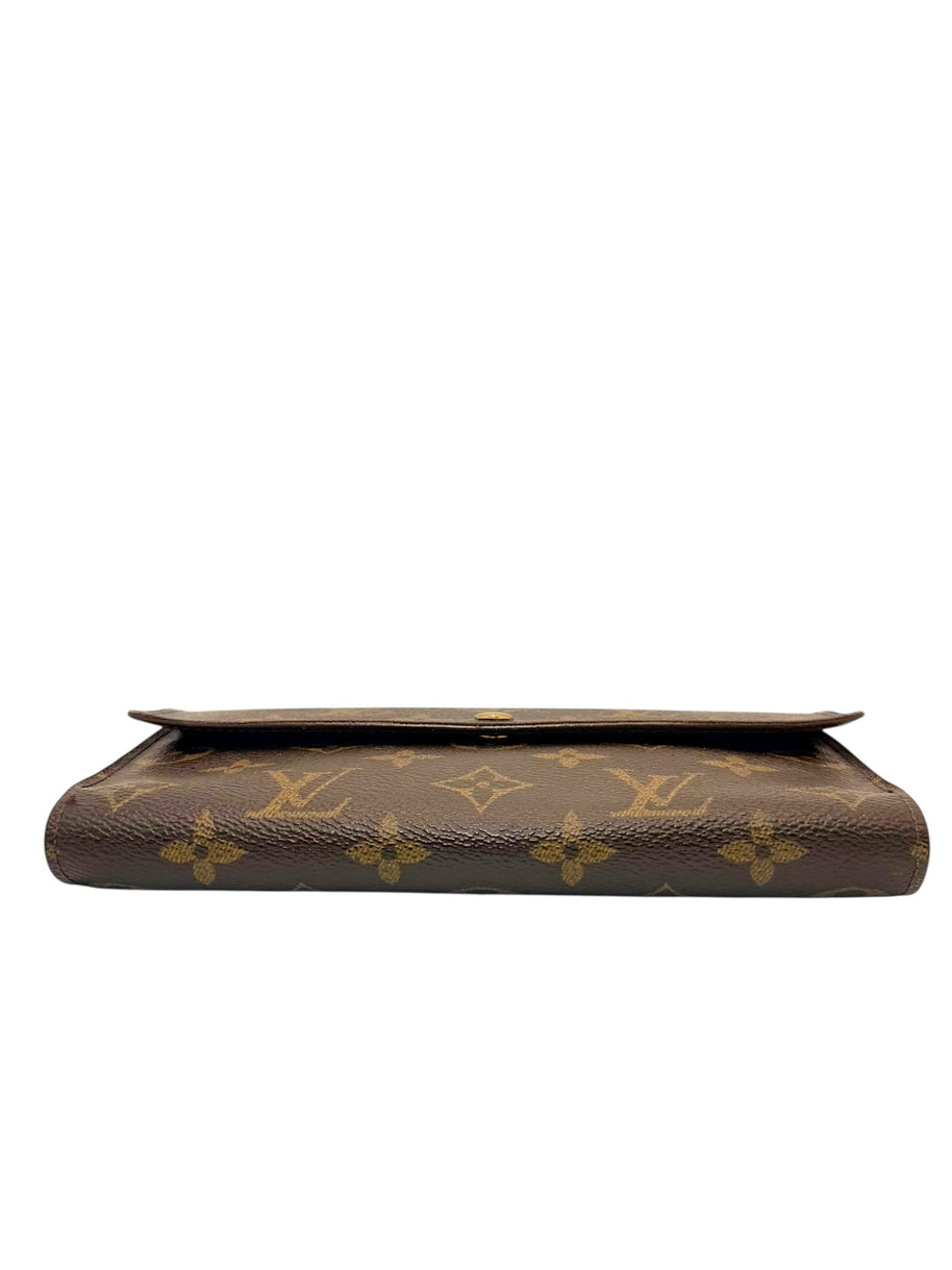 Louis Vuitton Monogram Porte Trésor International Long Wallet Vintage Envelope Snap