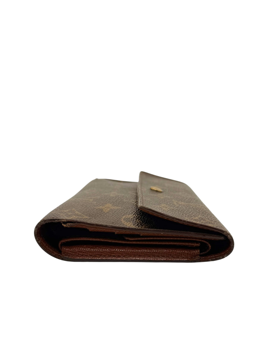 Louis Vuitton Monogram Porte Trésor International Long Wallet Vintage Envelope Snap
