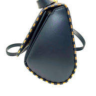 Givenchy Pandora Box Black Leather Crossbody Bag Gold Hardware