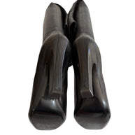 Yves Saint Laurent Over-the-Knee Black Leather Boots Women’s EU 39 US 8.5–9 High Heel