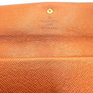 Louis Vuitton Monogram Porte Trésor International Long Wallet Vintage Envelope Snap