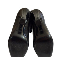 Yves Saint Laurent Over-the-Knee Black Leather Boots Women’s EU 39 US 8.5–9 High Heel