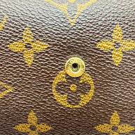 Louis Vuitton Monogram Porte Trésor International Long Wallet Vintage Envelope Snap