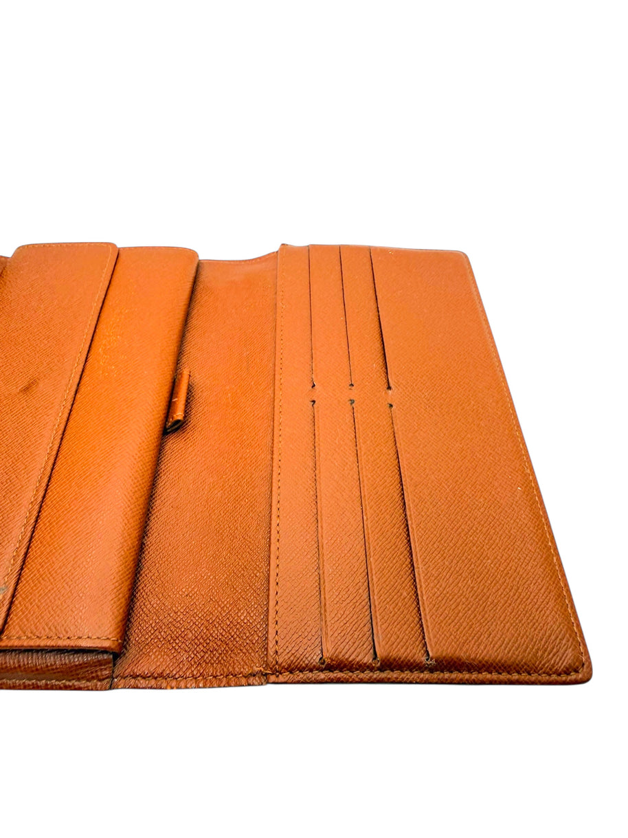 Louis Vuitton Monogram Porte Trésor International Long Wallet Vintage Envelope Snap