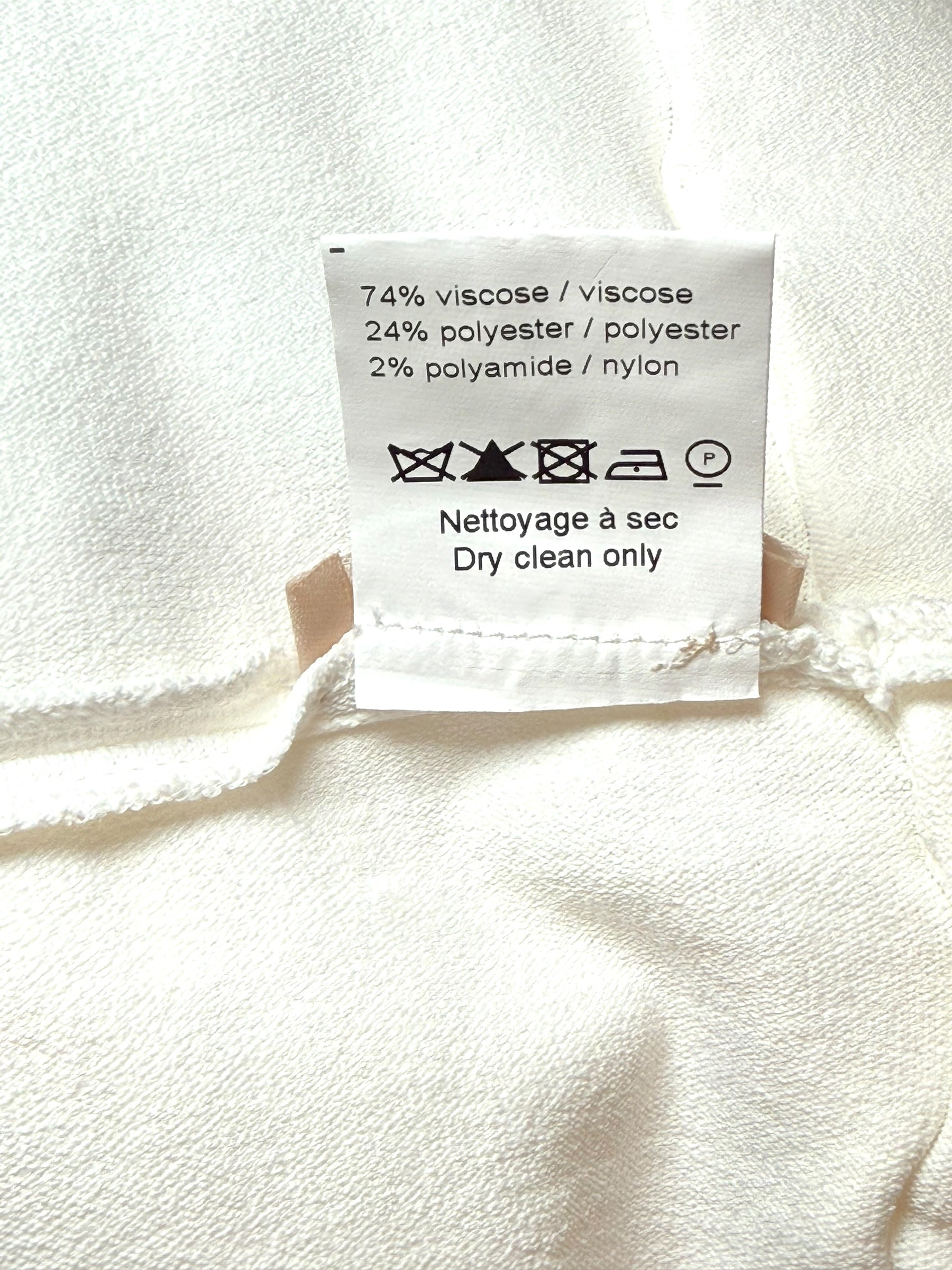 Alaïa Paris White Laser-Cut Ruffle Mini Dress FR 38 | Made in Italy