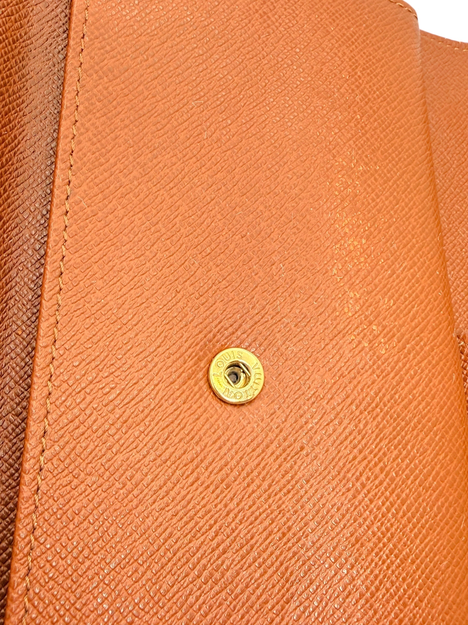 Louis Vuitton Monogram Porte Trésor International Long Wallet Vintage Envelope Snap