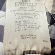 Burberry Brit Navy Quilted Jacket with Check Lining – Women’s Size Small