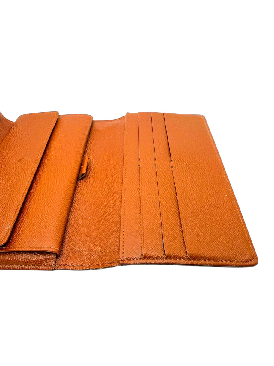 Louis Vuitton Monogram Porte Trésor International Long Wallet Vintage Envelope Snap