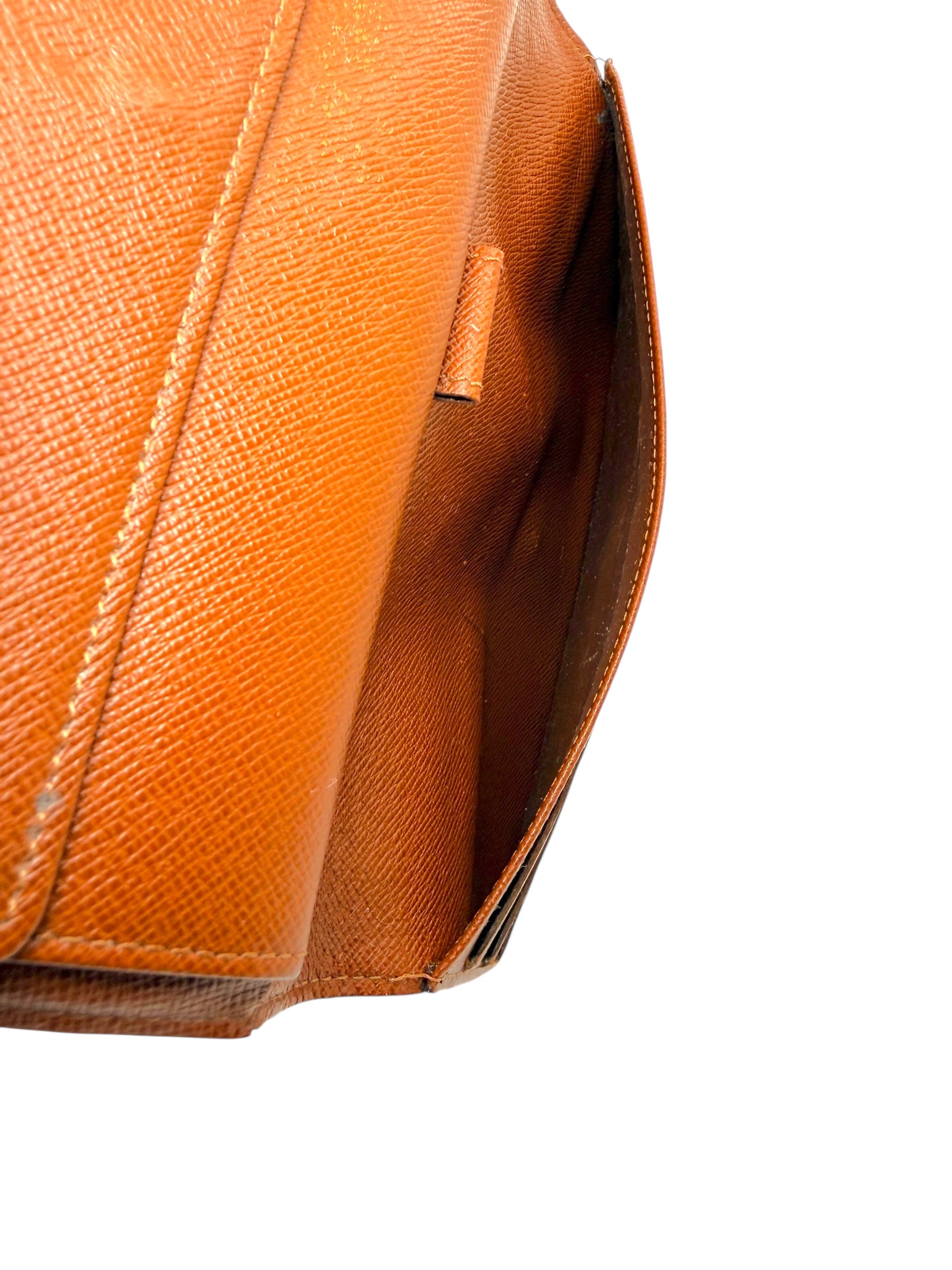 Louis Vuitton Monogram Porte Trésor International Long Wallet Vintage Envelope Snap