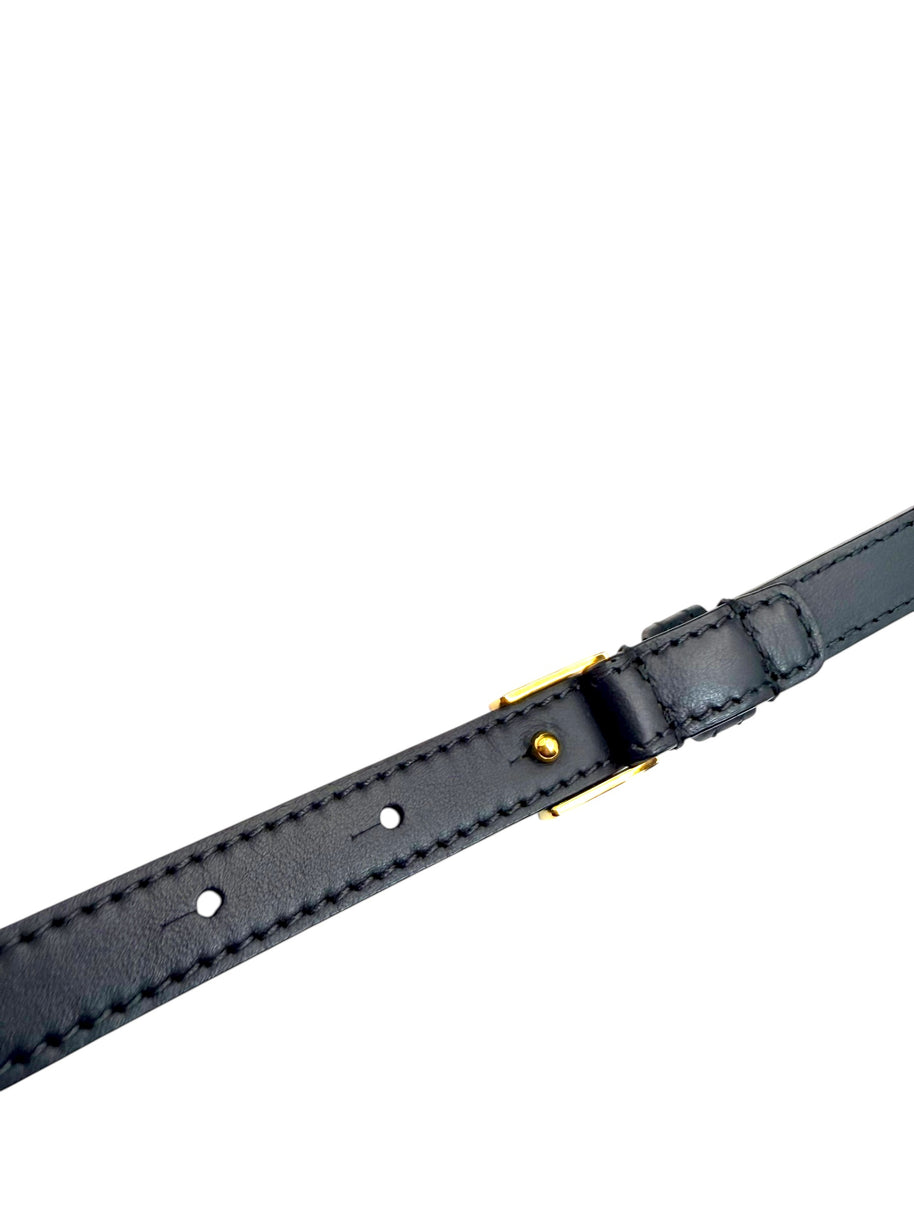 Givenchy Pandora Box Black Leather Crossbody Bag Gold Hardware