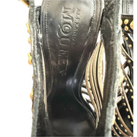 Alexander McQueen SS12 “Maxima” Studded Cage Platform Sandals Size 39