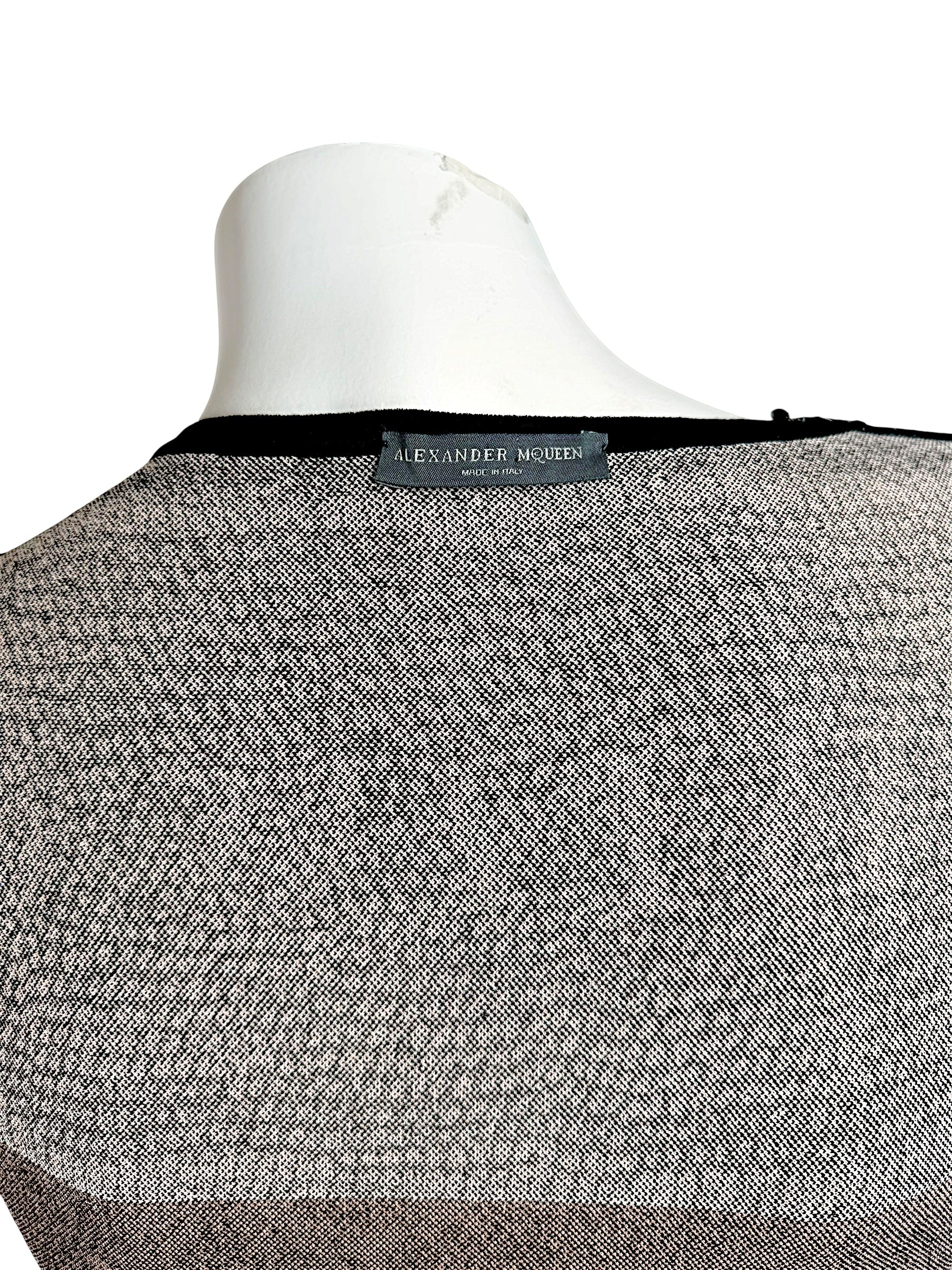 Alexander McQueen made in Italy interior designer label close up