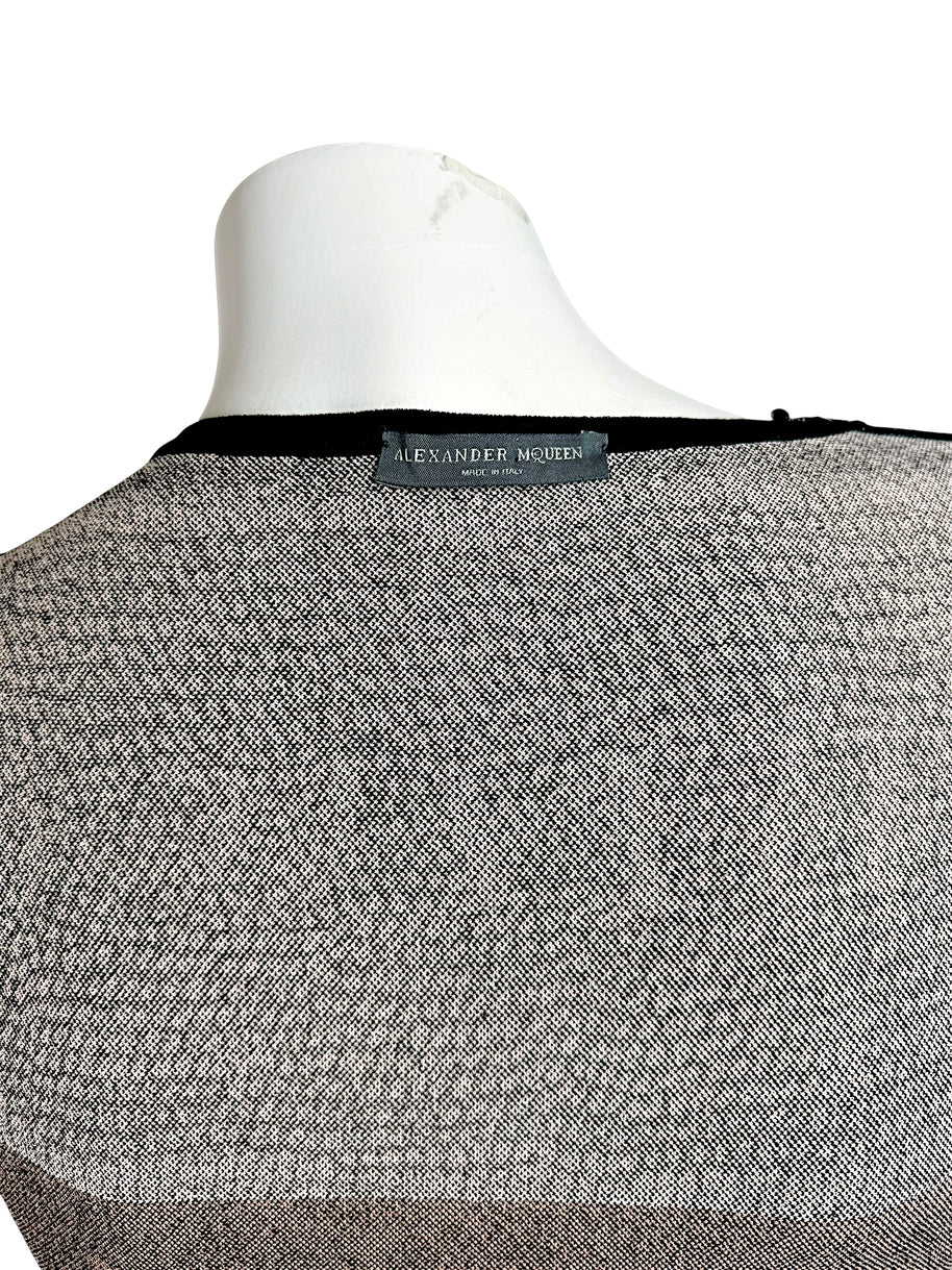 Alexander McQueen made in Italy interior designer label close up