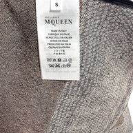 Alexander McQueen size small interior garment tag made in Italy
