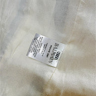 Balmain Fall 2018 jacket size 38 and composition label showing made in Italy and fabric content