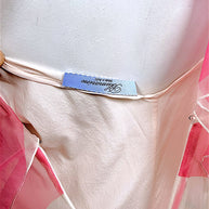 Blumarine pale blush under-slip with original Made in Italy label accompanying Spring 2016 runway Look 21 gown