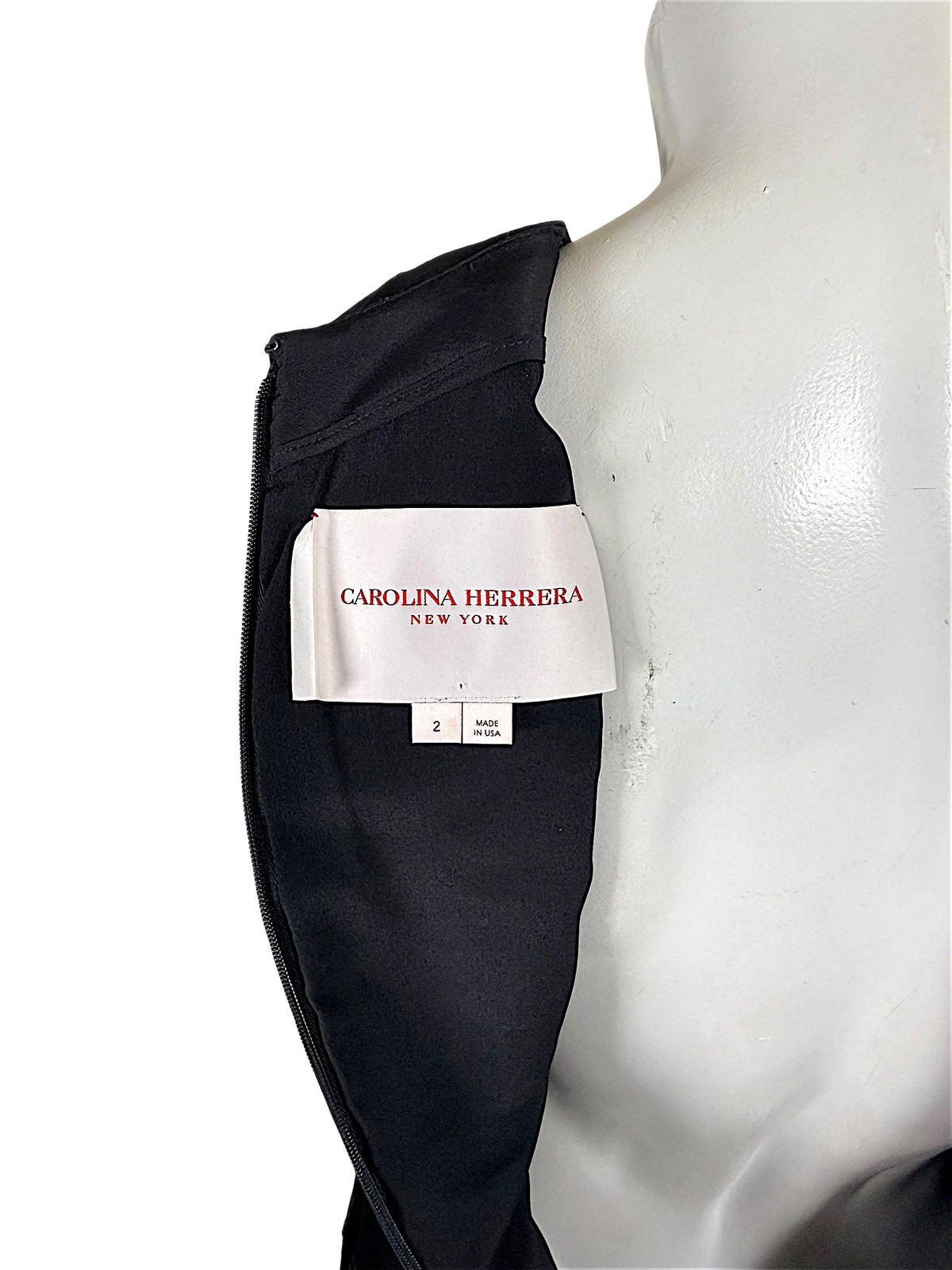 Carolina Herrera New York dress size 2 Made in USA designer label