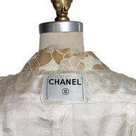 Chanel interior label on Spring 2001 runway vest authentic designer tag