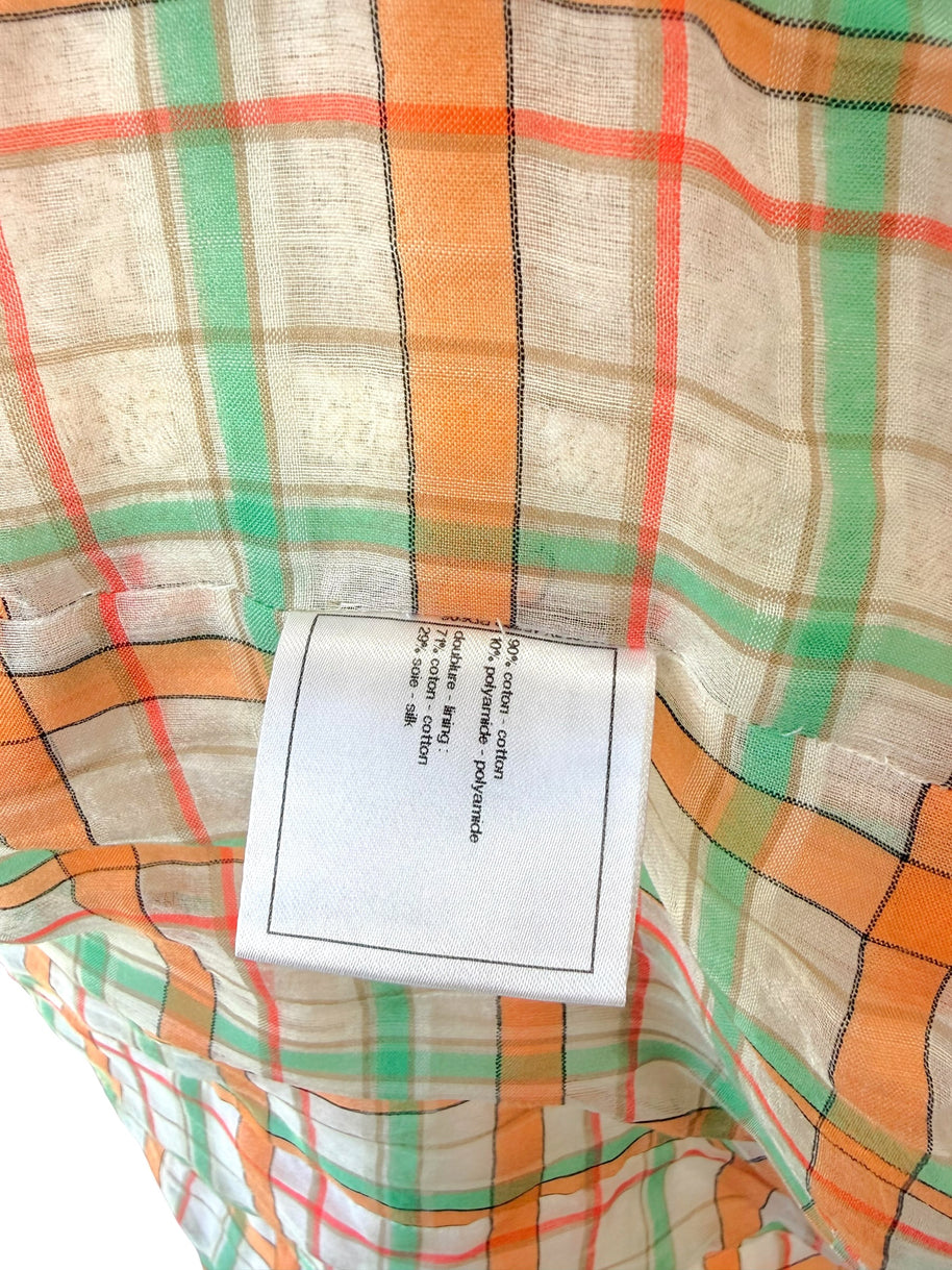 Chanel Cruise 2020 jacket interior care and composition label