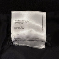 Chanel black skirt interior size and garment identification tag