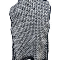 Interior back construction of Chanel Fall Winter 2010 mohair cashmere tweed jacket