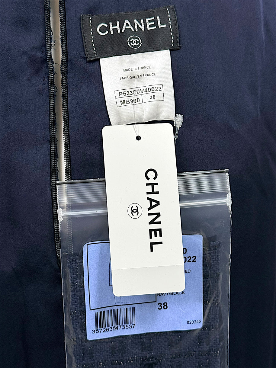 Chanel skirt label close-up Spring 2016 size 38 made in France