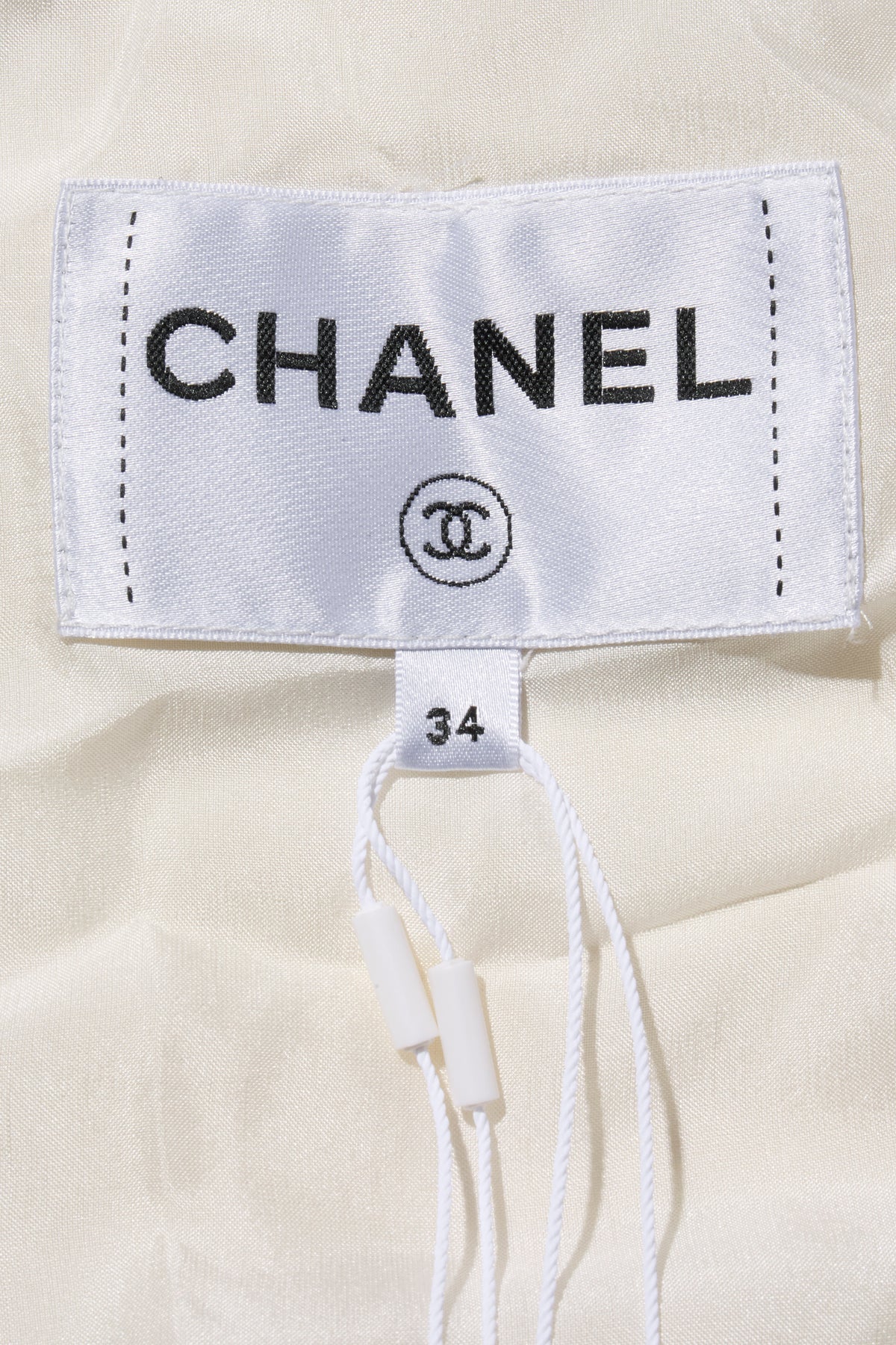 Chanel Spring Summer 2021 bomber jacket Chanel label and size FR 34