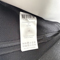 Chloé Fall 2022 black midi dress size FR 38 made in France style CHC22WR027065 label