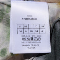 Christian Dior kaleidoscope silk dress size FR 36 identification label