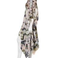 Christian Dior Spring 2019 kaleidoscope silk dress side profile