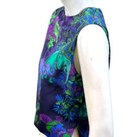 Christian Dior Raf Simons elephant print top FR36 side angle view