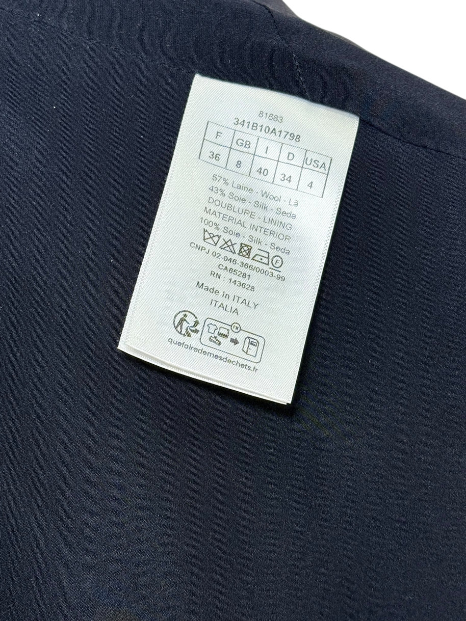 Christian Dior Raf Simons jungle print top interior composition and care label