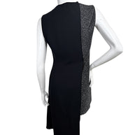Back draped overlay detail on Christian Dior Raf Simons dress