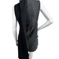 Rear view of Christian Dior FW2015 asymmetrical low back dress