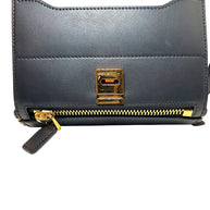 Givenchy Pandora Box black leather bag magnetic flap closure detail