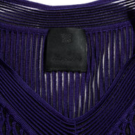 Givenchy violet runway dress interior Givenchy label