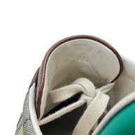 Gucci GG Supreme Ace sneaker interior heel and lining detail