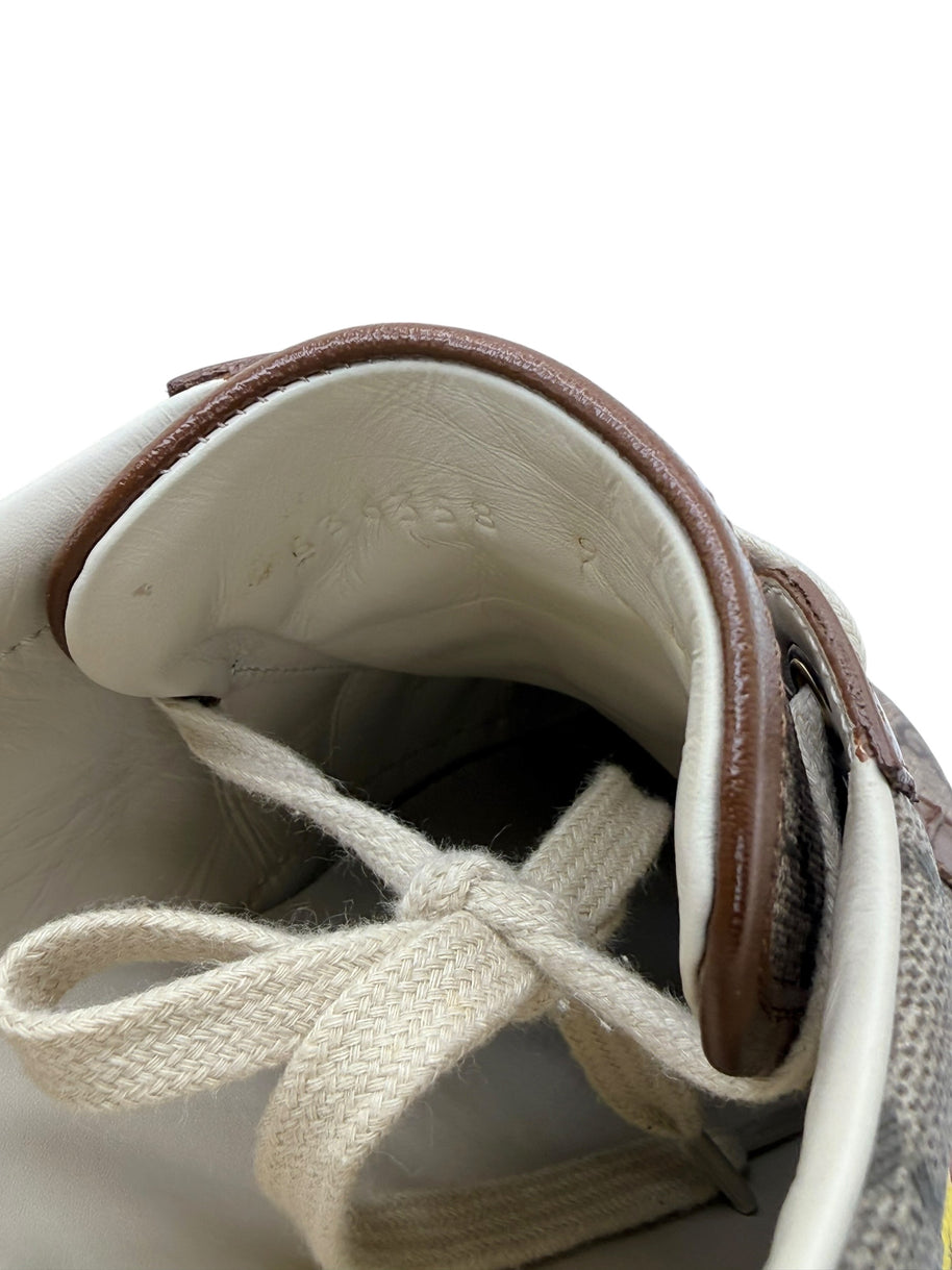 Gucci Ace sneaker interior label and construction detail