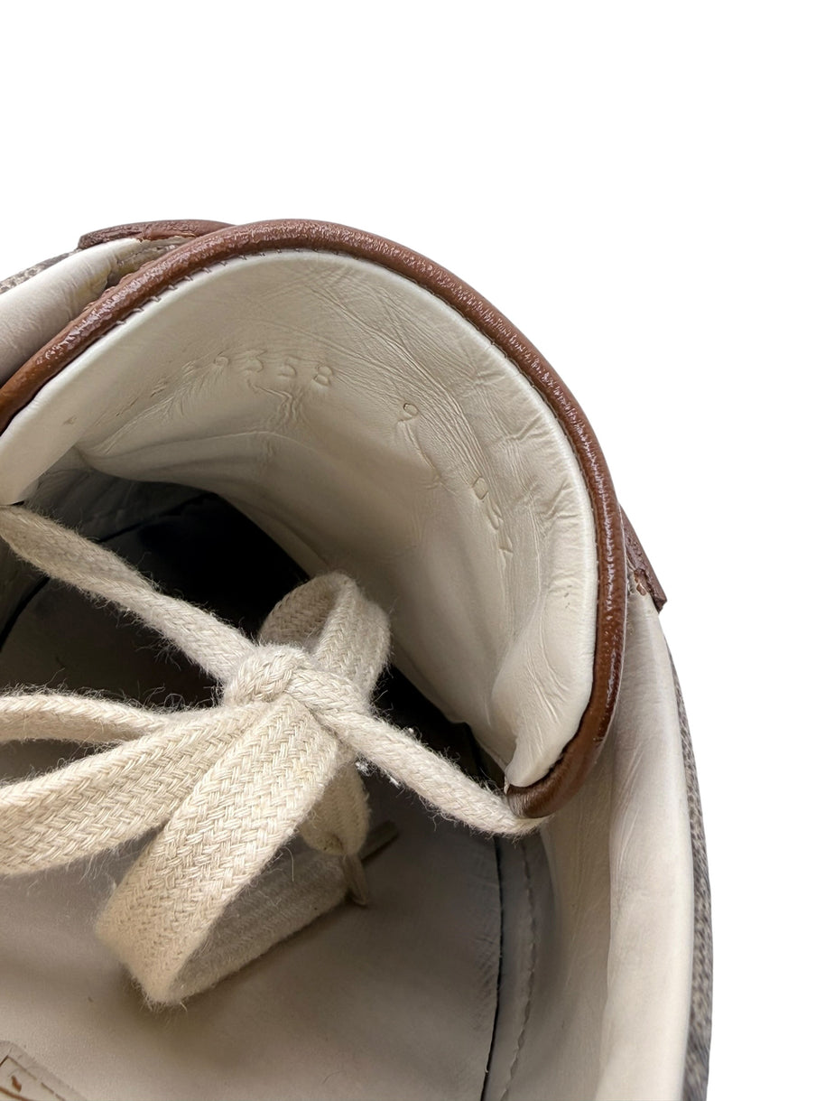 Gucci Ace sneaker interior lining and size detail