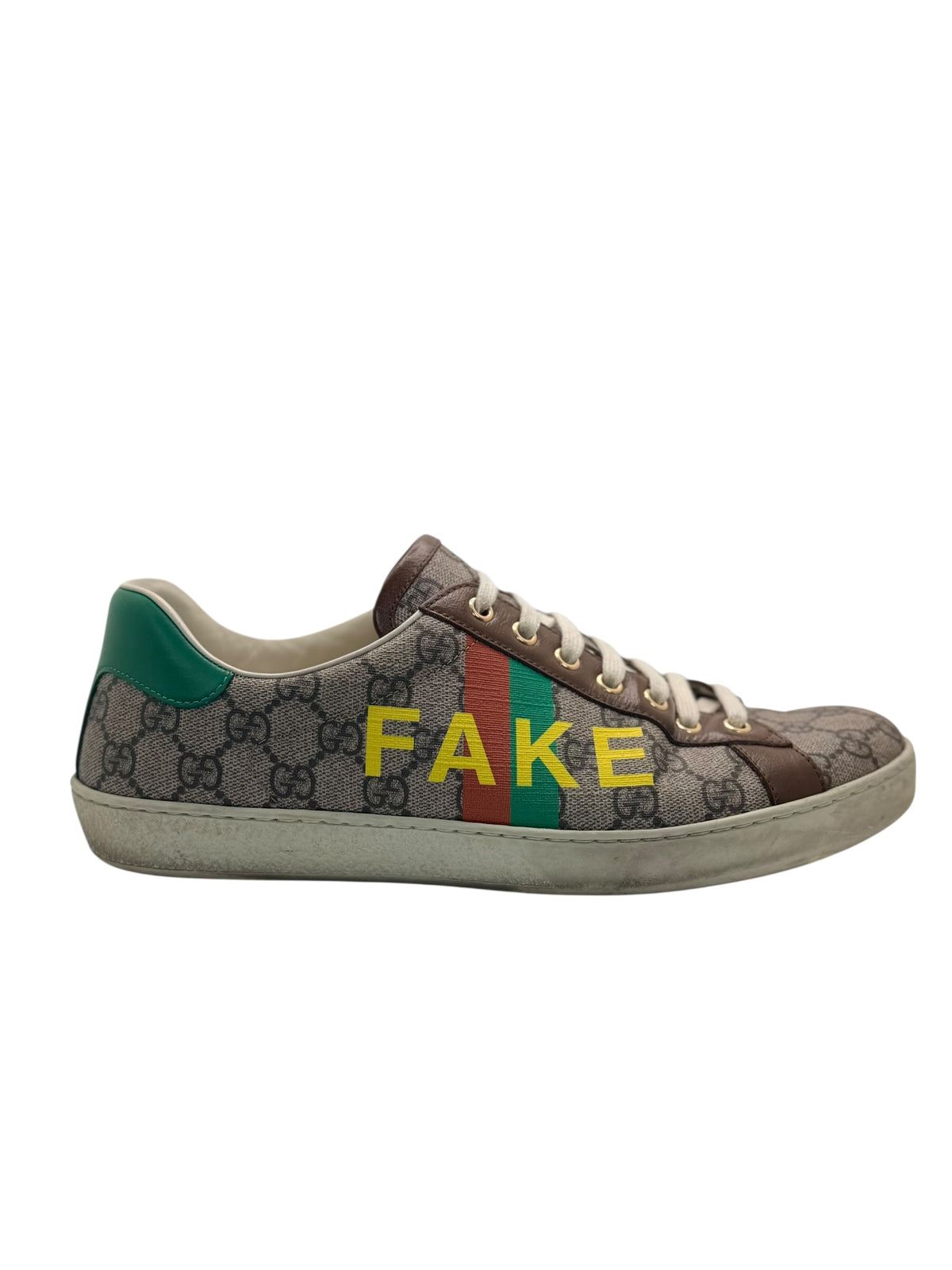 Gucci Fake Not GG Supreme Ace sneaker with Fake graphic side view