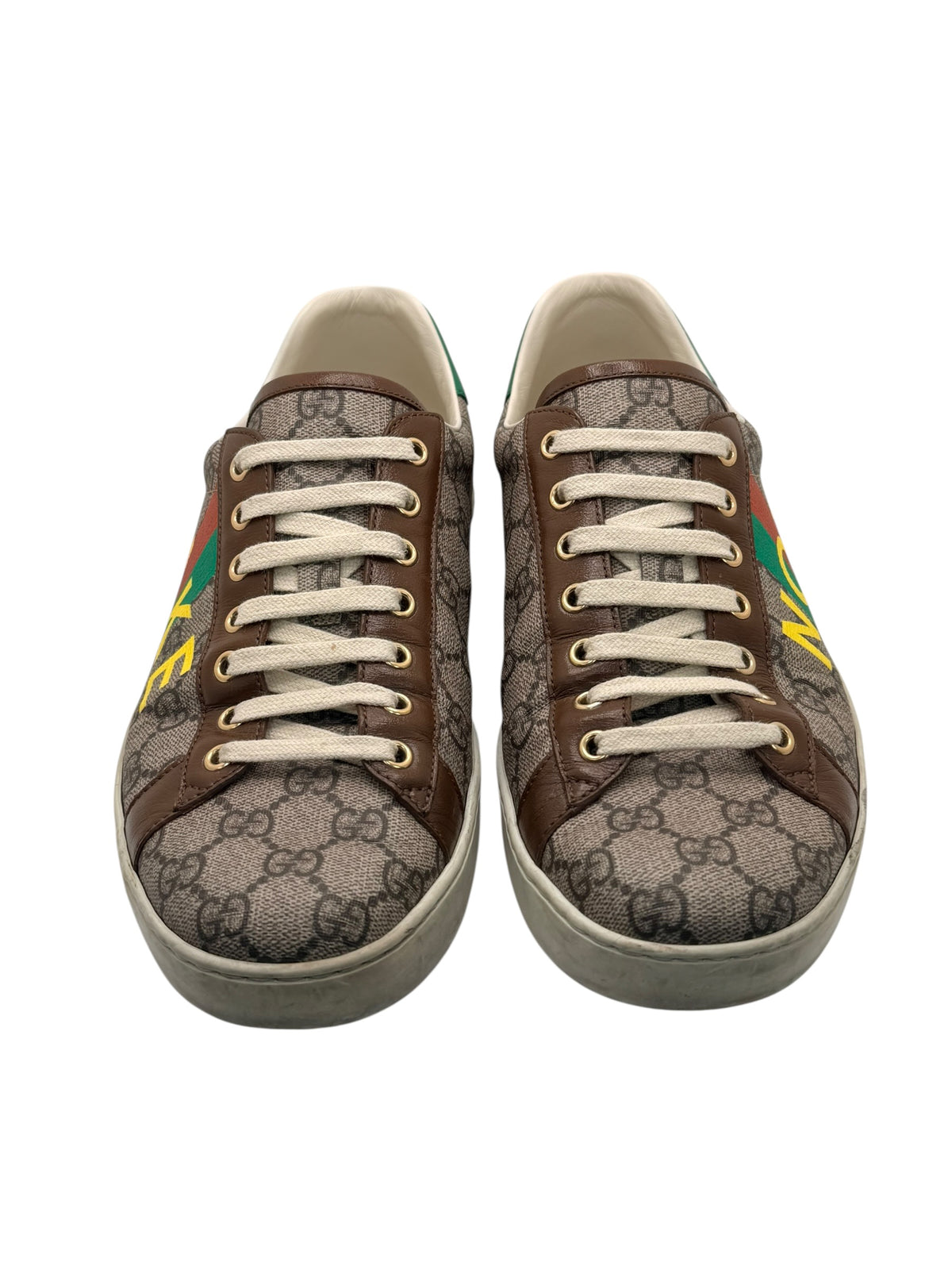Gucci Fake Not GG Supreme Ace sneakers size 38 top view