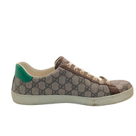 Gucci GG Supreme Ace sneaker with Web stripe side profile