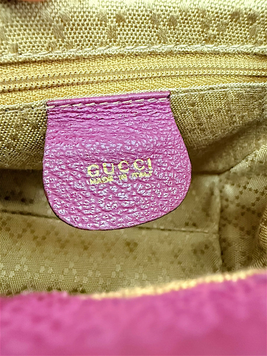 Gucci Made in Italy interior authenticity stamp