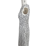 Oscar de la Renta tweed dress alternate side profile Spring 2015 sleeveless fitted silhouette