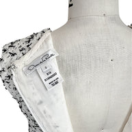 Oscar de la Renta dress label interior Spring 2015 size tag made in USA detail