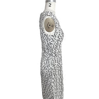 Oscar de la Renta tweed dress side profile Spring 2015 sleeveless fitted silhouette