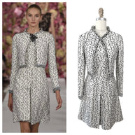 Oscar de la Renta Spring 2015 Look 19 runway compared to actual tweed jacket and dress set